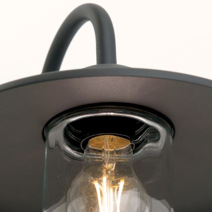 Utomhusvägglampa EDWARD 1xE27/60W/230V IP44 antracit