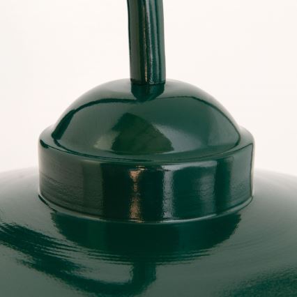 Vägglampa för utomhusbruk EDWARD 1xE27/60W/230V IP44 grön