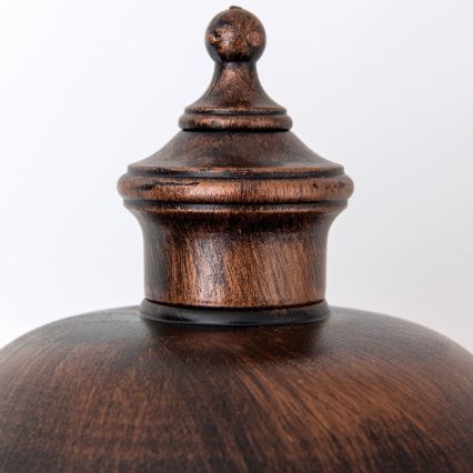 Vägglampa för utomhusbruk KENZO 1xE27/100W/230V IP44 brons/patina