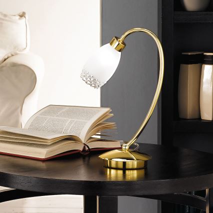 Bordslampa CARLA 1xG9/28W/230V guld