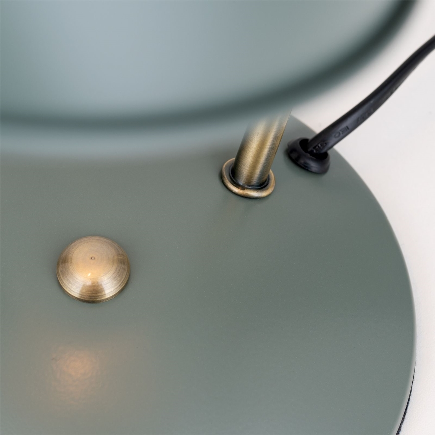 Bordslampa FEDRA 1xE14/40W/230V mintgrön/mässing