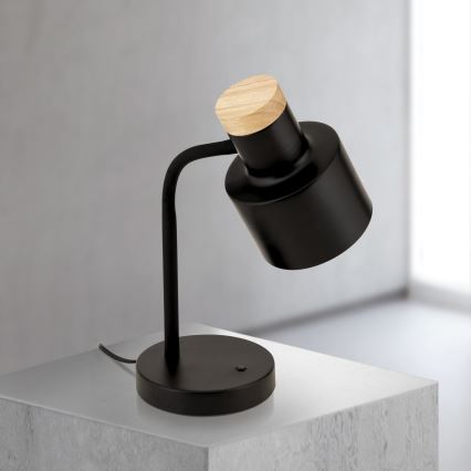 Bordslampa GILI 1xE27/40W/230V svart