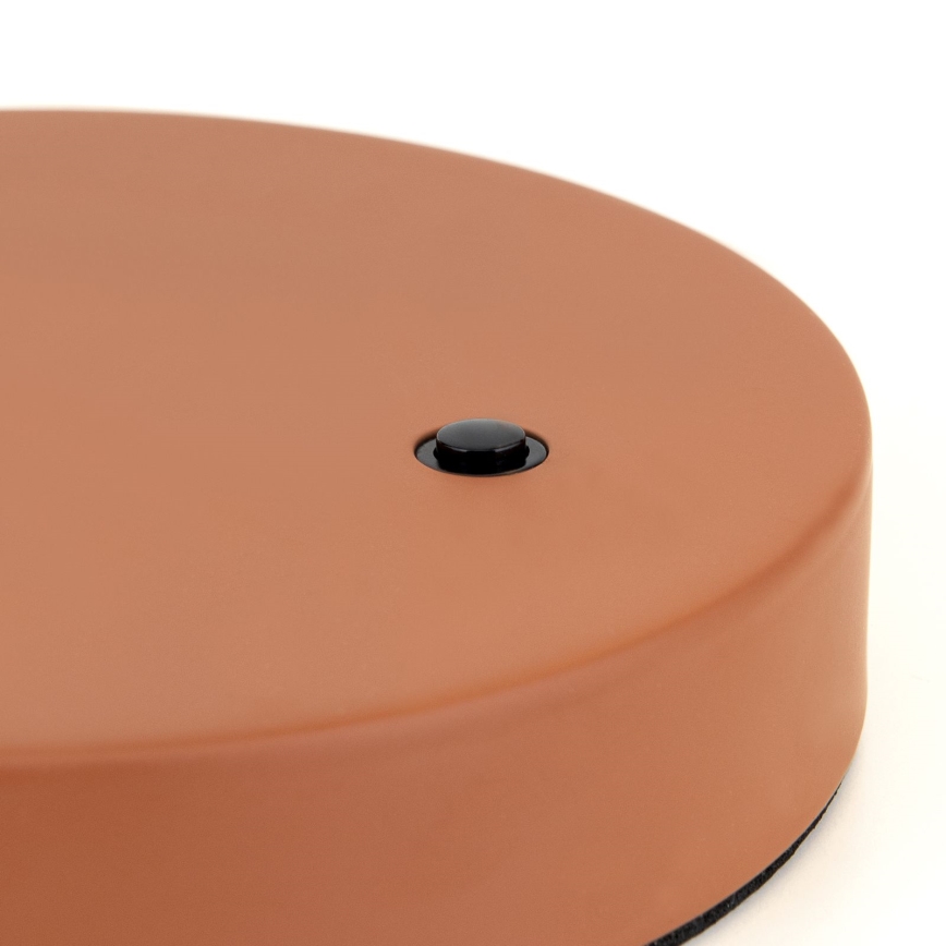 Bordslampa GILI 1xE27/40W/230V tegelröd