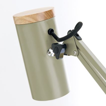 GILI bordslampa med klämma 1xE27/40W/230V grön