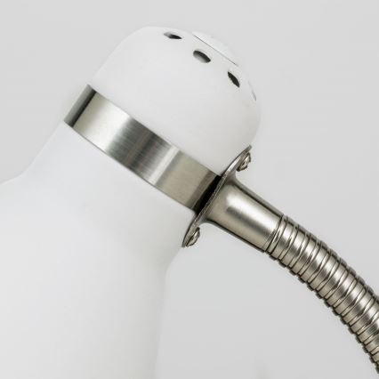 Bordslampa SCHOOL 1xE27/40W/230V vit/matt krom