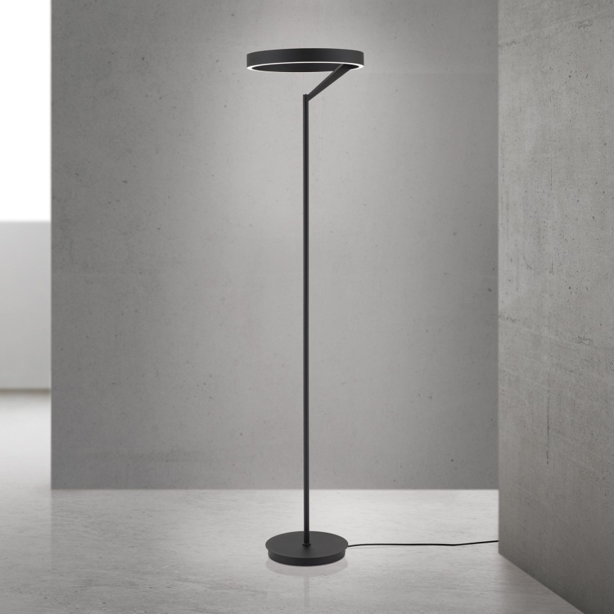 Dimbar LED-golvlampa KOLK LED/40W/230V 2700/4000K svart