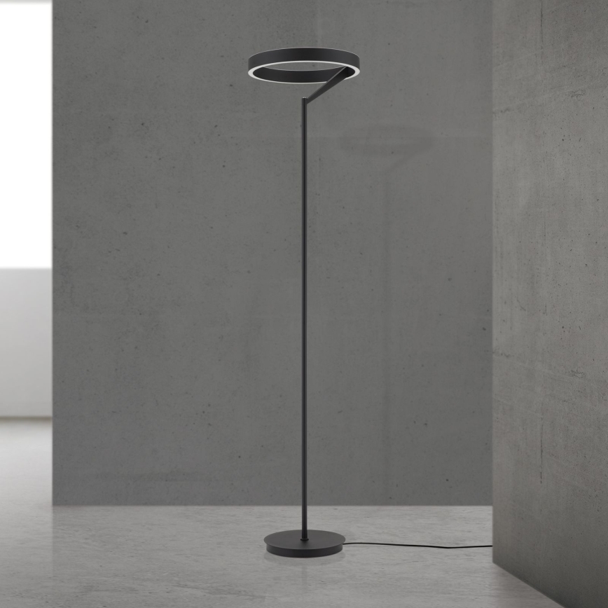 Dimbar LED-golvlampa KOLK LED/40W/230V 2700/4000K svart