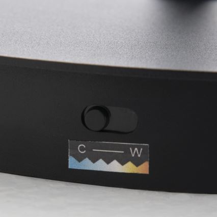 Dimbar LED-golvlampa KOLK LED/40W/230V 2700/4000K svart