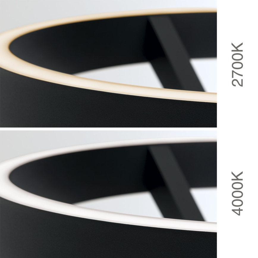 Dimbar LED-golvlampa KOLK LED/40W/230V 2700/4000K svart