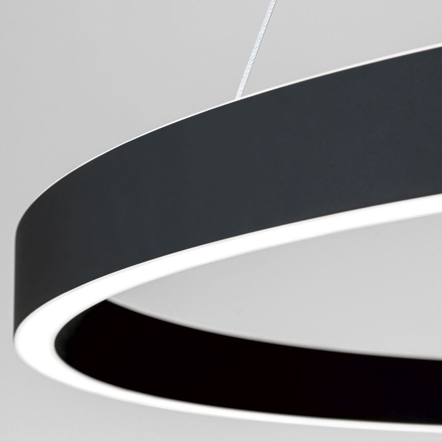 Dimbara LED-pendellampa på kabel KOLK LED/80W/230V 2700/3000/4000K Ø 80 cm svart