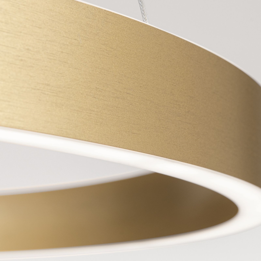 LED dimbar pendellampa med vajer KOLK LED/60W/230V 2700/3000/4000K Ø 60 cm guld