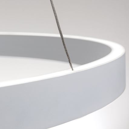 LED dimbar pendellampa på kabel KOLK LED/80W/230V 2700/3000/4000K Ø 80 cm vit