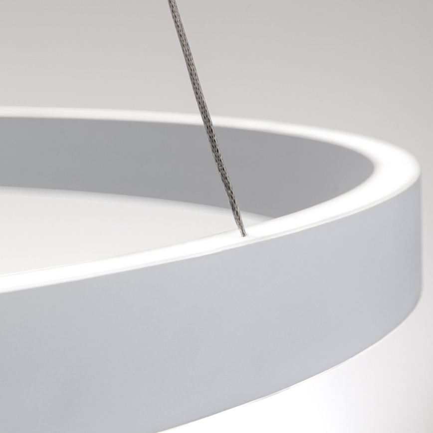 LED dimbar pendellampa på kabel KOLK LED/80W/230V 2700/3000/4000K Ø 80 cm vit