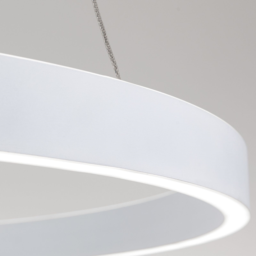 LED dimbar pendellampa på kabel KOLK LED/80W/230V 2700/3000/4000K Ø 80 cm vit