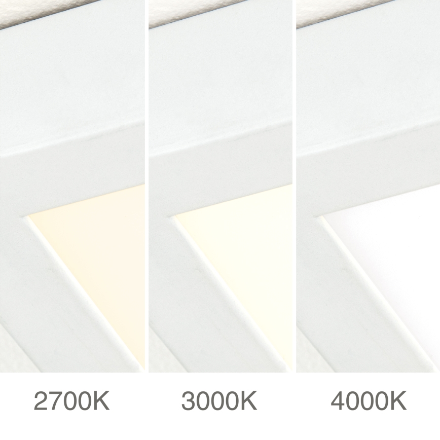 Dimbart LED-takarmatur DISC LED/46W/230V 2700/3000/4000K 59x59 cm vit
