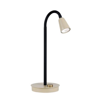 Dimmbar flexibel bordslampa DOTTY 1xGU10/10W/230V beige/svart