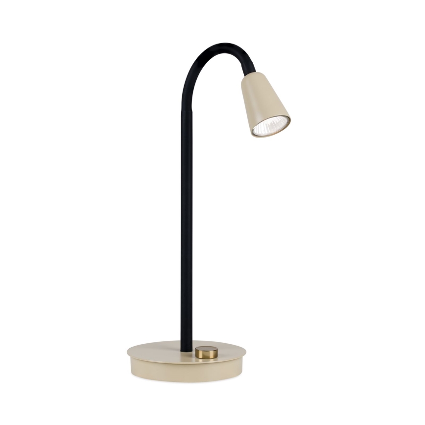Dimmbar flexibel bordslampa DOTTY 1xGU10/10W/230V beige/svart