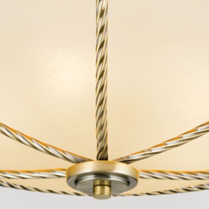 Taklampa MAURO 5xE27/60W/230V diameter 56 cm brons