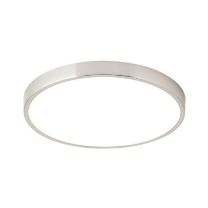 LED taklampa BULLY LED/28W/230V diameter 28 cm matt krom