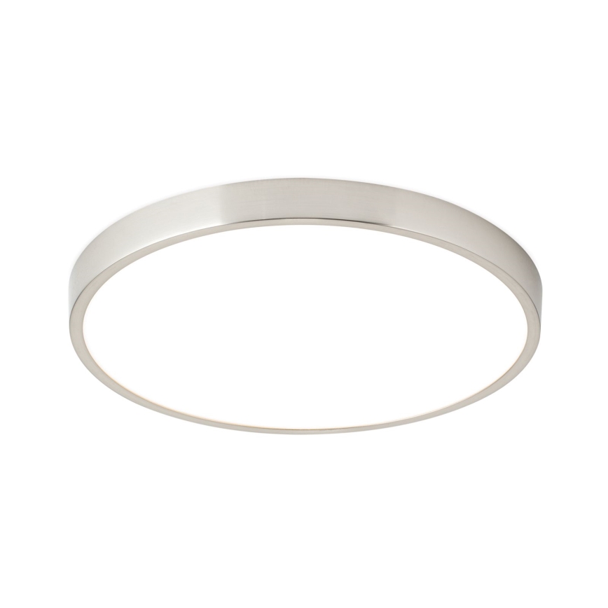 LED taklampa BULLY LED/28W/230V diameter 28 cm matt krom