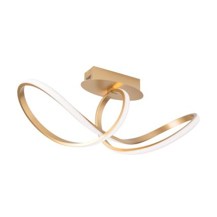 Dimbar LED ytmonterad ljuskrona CIRCUS LED/30W/230V guld