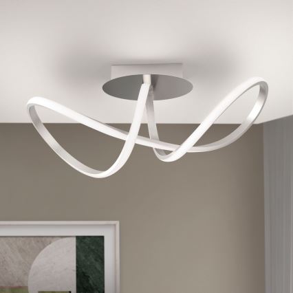 Dimbar LED ytmonterad ljuskrona CIRCUS LED/30W/230V matt krom