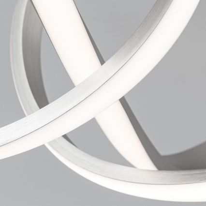 Dimbar LED ytmonterad ljuskrona CIRCUS LED/30W/230V matt krom