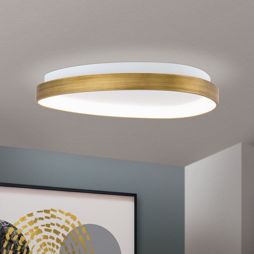 LED taklampa CHARLIE LED/35W/230V diameter 45 cm guld