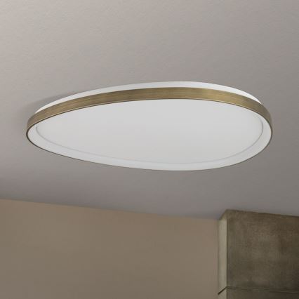 LED taklampa CHARLIE LED/72W/230V diameter 80 cm guld