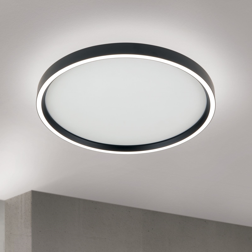 LED Dimbart taklampa MASCA LED/36W/230V 2700/3350/4000K Ø 40 cm svart