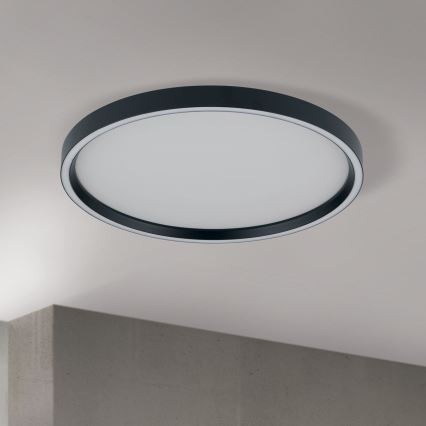 LED Dimbart taklampa MASCA LED/36W/230V 2700/3350/4000K Ø 40 cm svart