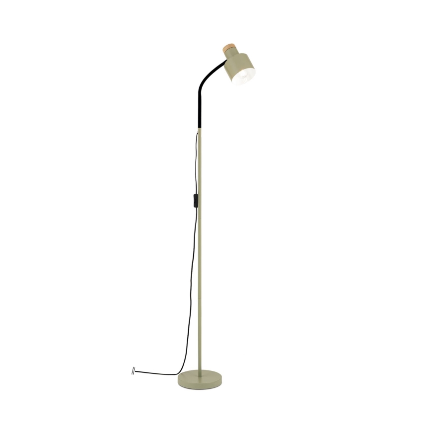 Golvlampa GILI 1xE27/40W/230V grön