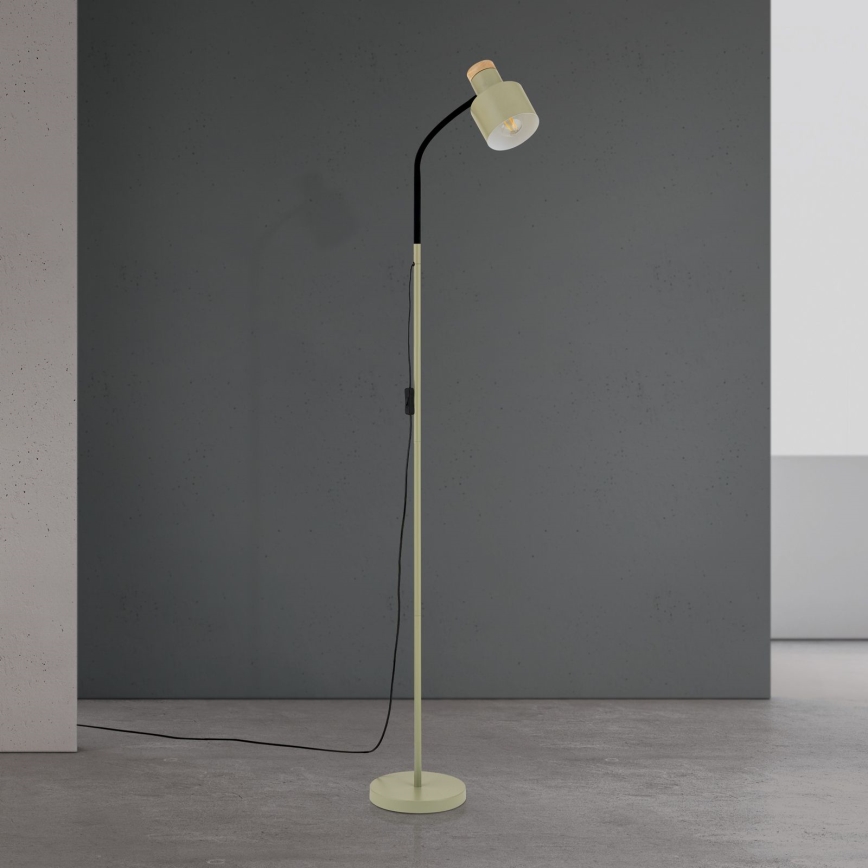 Golvlampa GILI 1xE27/40W/230V grön