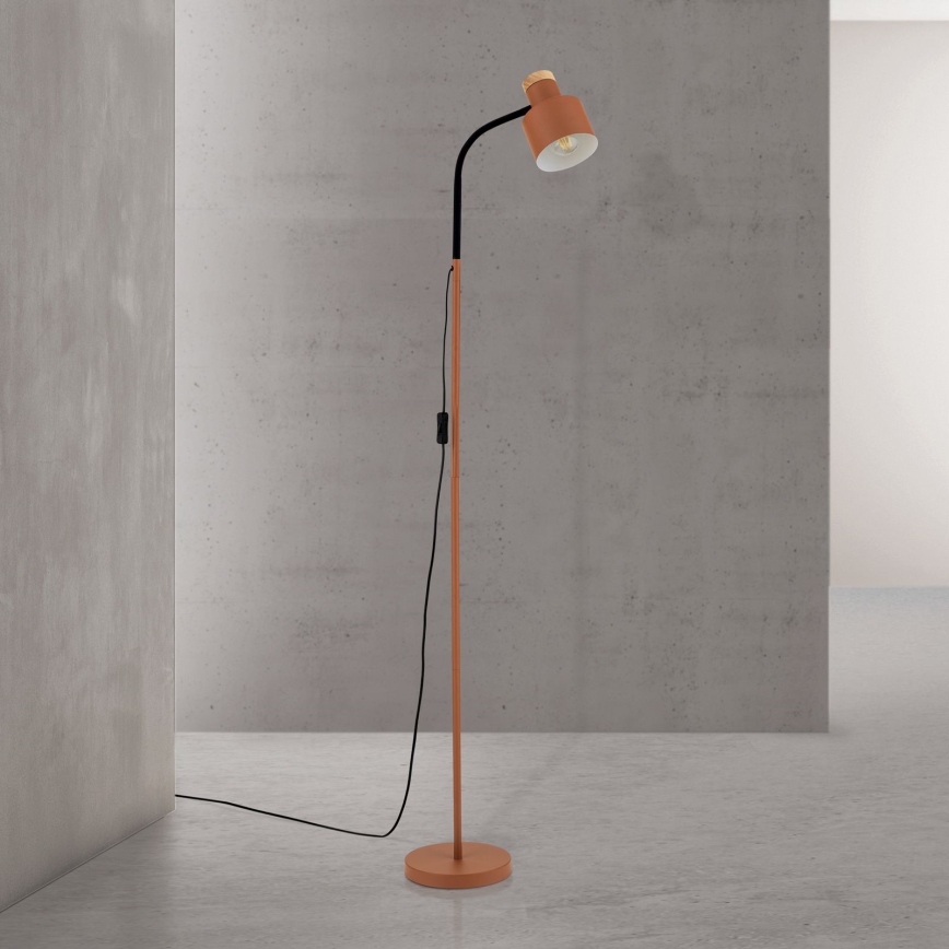 Golvslampa GILI 1xE27/40W/230V, tegelröd