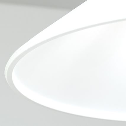 Ljuskrona med textilsladd GRADO 1xE27/60W/230V diameter 40 cm matt krom