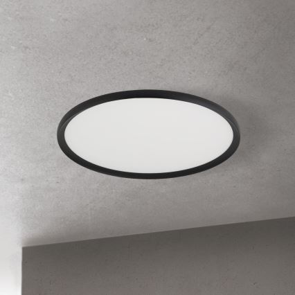 LED taklampa KANT LED/50W/230V 2700/3000/4000K Ø 60 cm svart