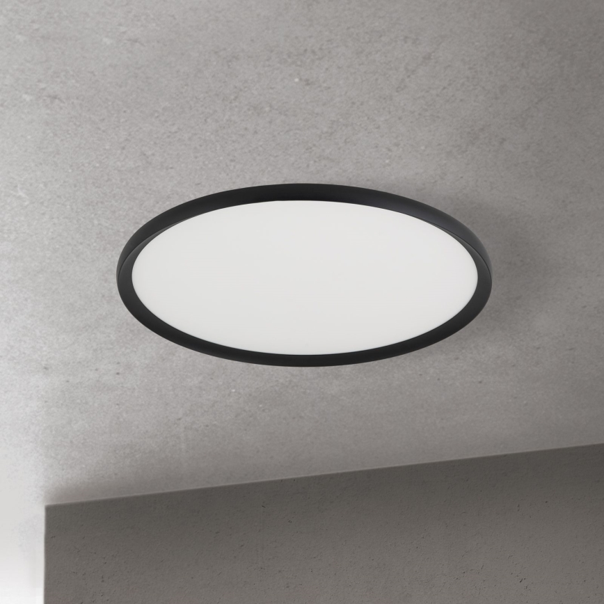 LED taklampa KANT LED/50W/230V 2700/3000/4000K Ø 60 cm svart