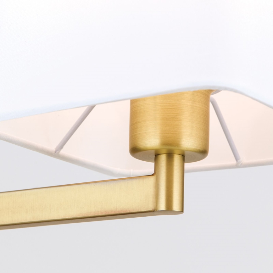 Bordslampa CARLTON 1xE27/40W/230V vit/guld