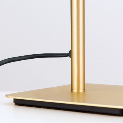 Bordslampa CARLTON 1xE27/40W/230V vit/guld