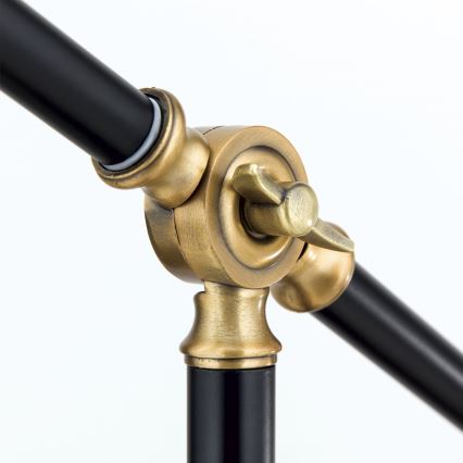 Bordslampa SCHILLER 1xE27/40W/230V svart/brons