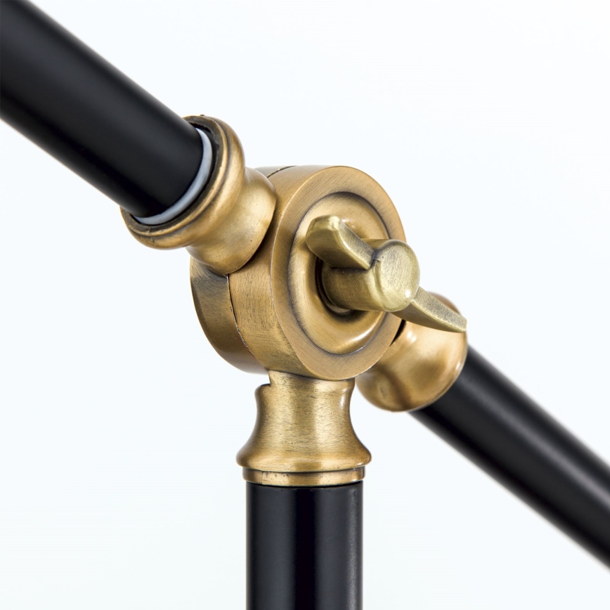 Bordslampa SCHILLER 1xE27/40W/230V svart/brons