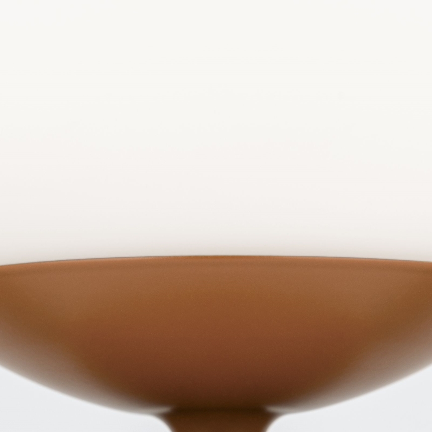 Bordslampa STANLEY 1xE14/25W/230V keramik/brun