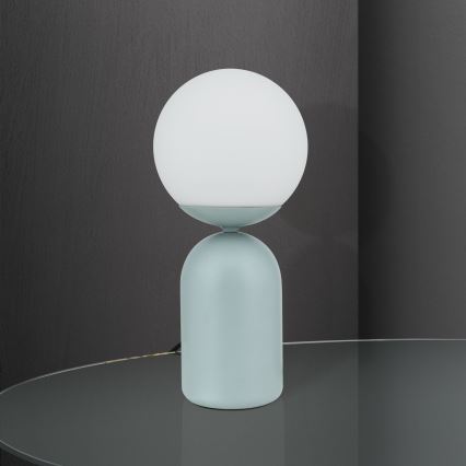 Bordslampa STANLEY 1xE14/25W/230V keramik/mint