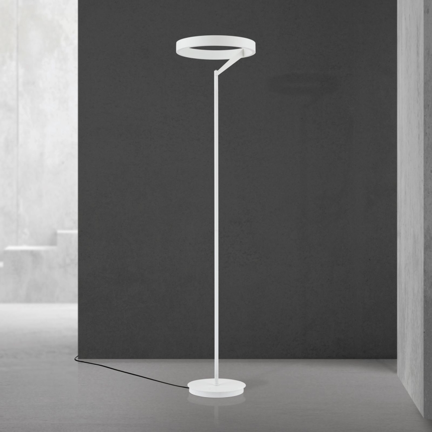 LED Dimbar golvlampa KOLK LED/40W/230V 2700/4000K vit