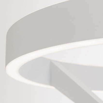 LED Dimbar golvlampa KOLK LED/40W/230V 2700/4000K vit