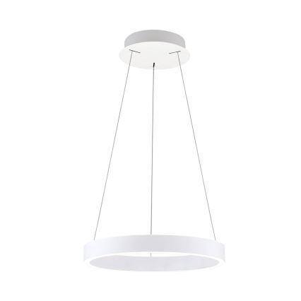 Dimmbar LED-pendellampa med vajer KOLK LED/40W/230V 2700/3000/4000K Ø 40 cm vit