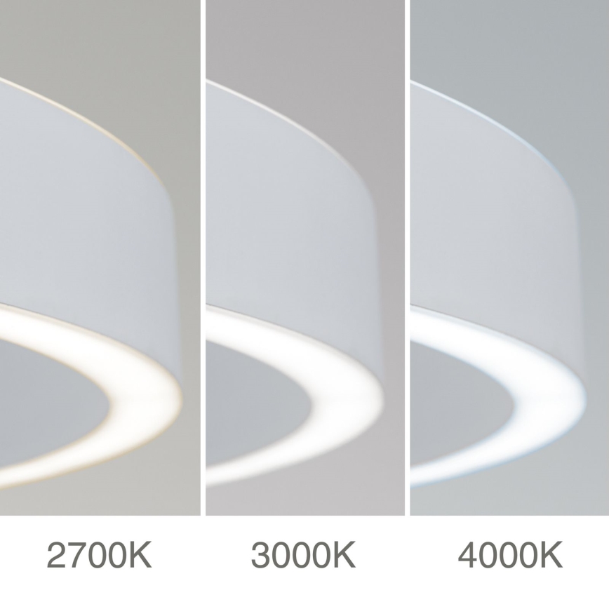 Dimmbar LED-pendellampa med vajer KOLK LED/40W/230V 2700/3000/4000K Ø 40 cm vit