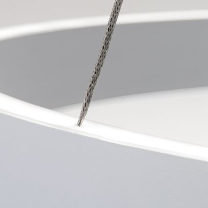 Dimmbar LED-pendellampa med vajer KOLK LED/40W/230V 2700/3000/4000K Ø 40 cm vit