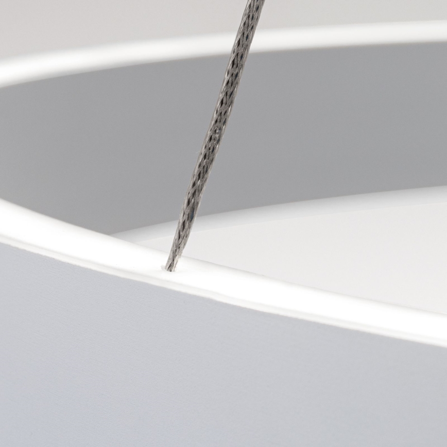 Dimmbar LED-pendellampa med vajer KOLK LED/40W/230V 2700/3000/4000K Ø 40 cm vit