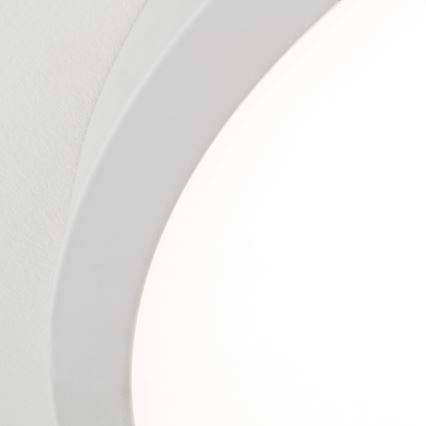 Dimbar LED-taklampa DISC LED/30W/230V 2700/3000/4000K Ø 40 cm vit